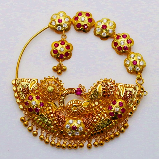 Best Nathuli Designs for Uttarakhandi Brides, Pahadi Nath Designs